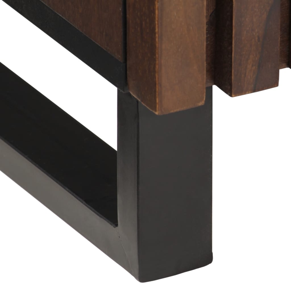 vidaXL Ντουλάπια 3 Τεμ. 60x34x75 εκ. από Μασίφ Ξύλο Μάνγκο