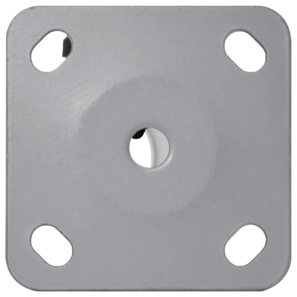 vidaXL Βάση Ομπρέλας Ασημί για Ιστό Ø32/34/38 Ατσάλι