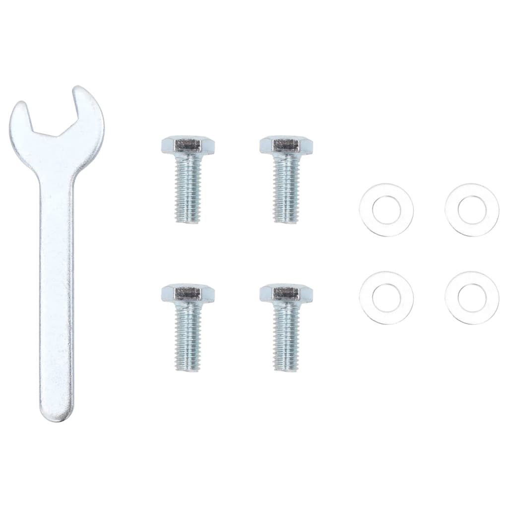 vidaXL Βάση Ομπρέλας Ασημί για Ιστό Ø38/48 Ατσάλι