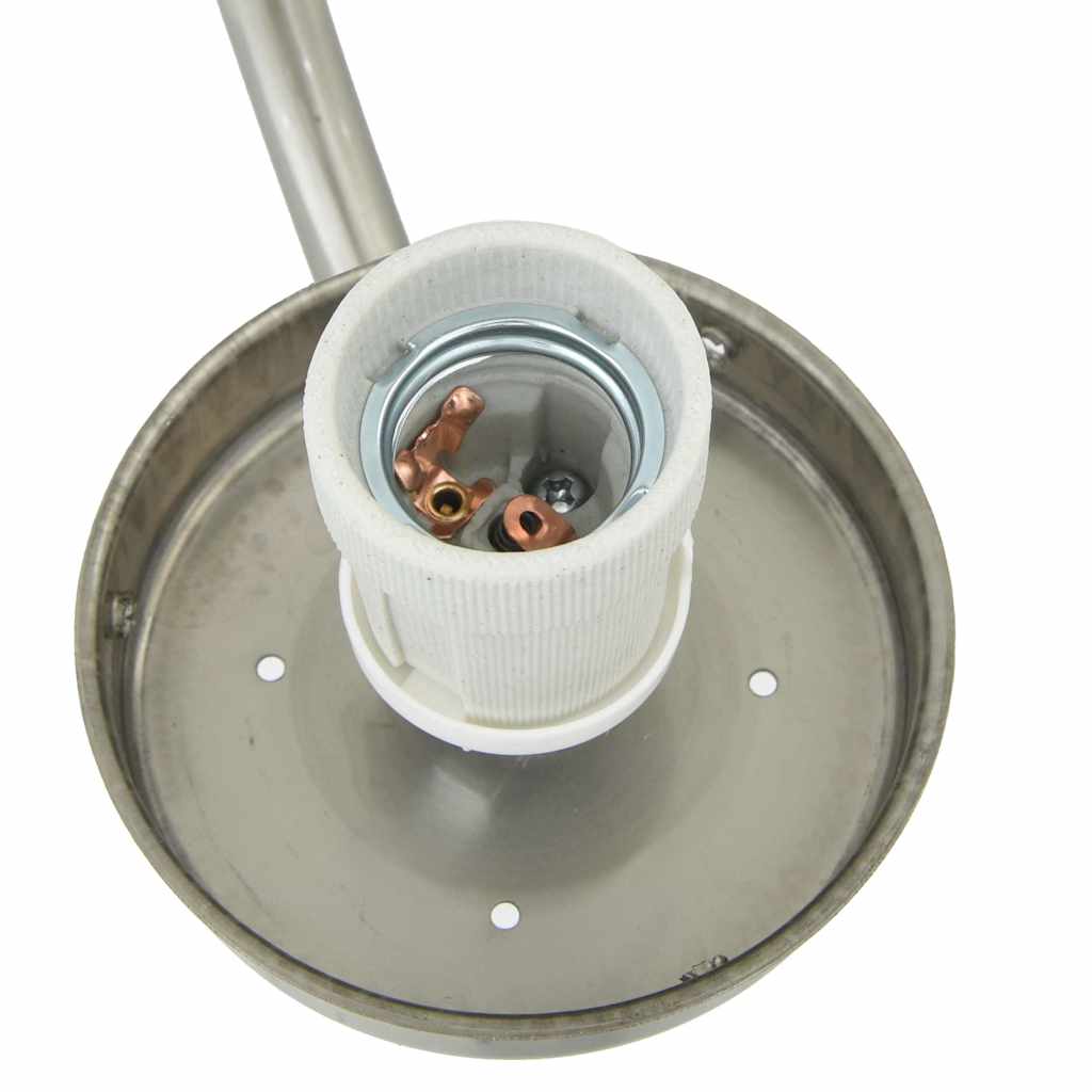 vidaXL Εξωτερικά Φωτιστικά Τοίχου 2 pcs Ασημί 29 x 25 x 33 εκ.