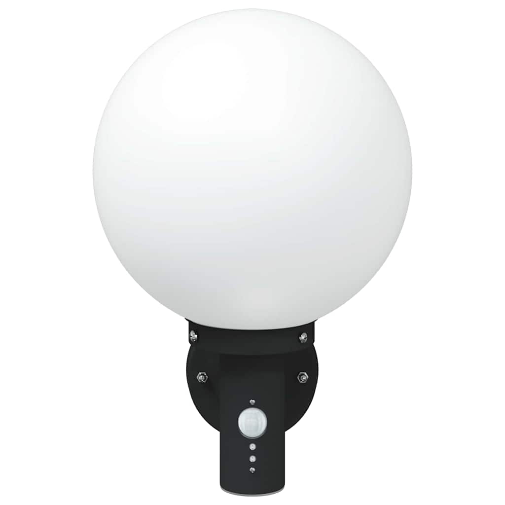 vidaXL Εξωτερικά Φωτιστικά Τοίχου 2 pcs Μαύρο 28 x 25 x 38 εκ