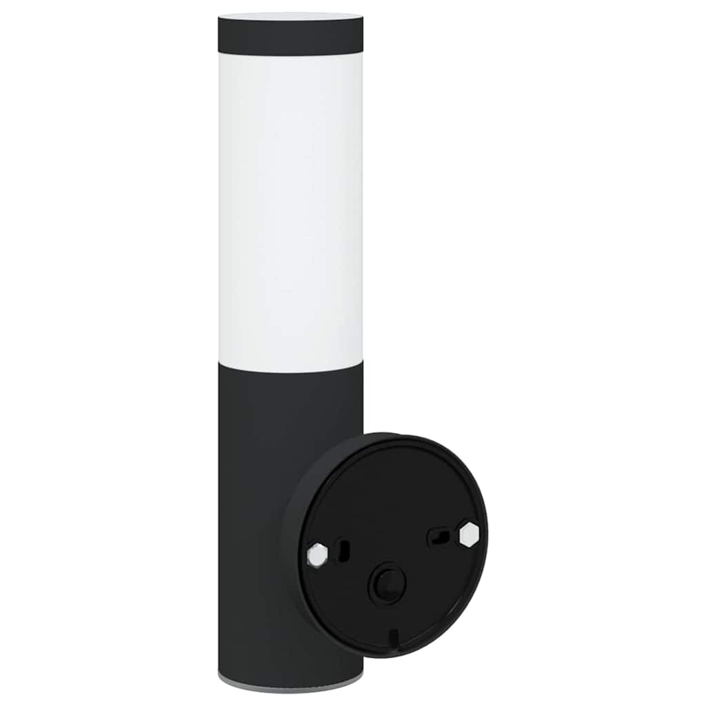 vidaXL Φωτιστικό Τοίχου Για Εξωτερικούς Χώρους 2 pcs Μαύρο