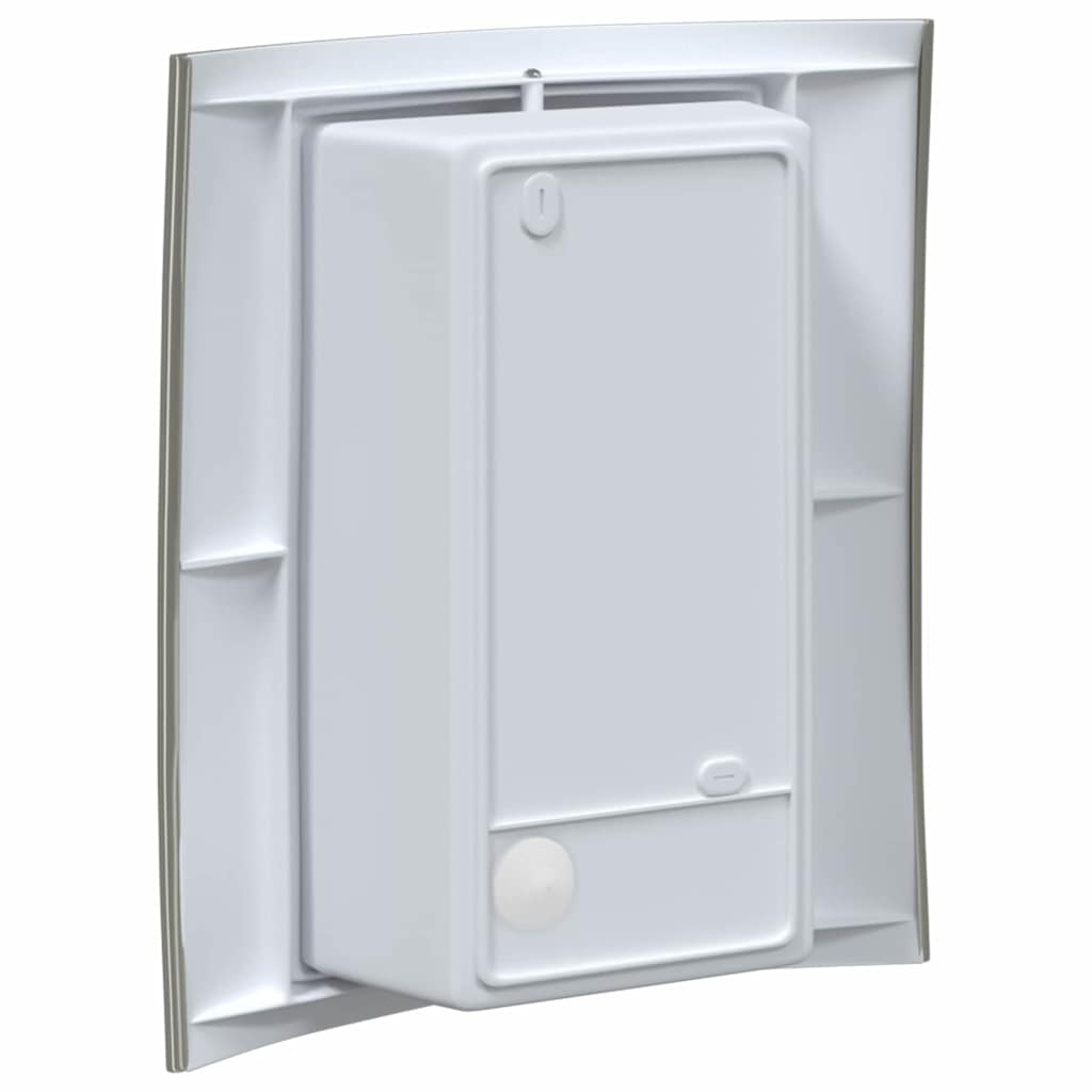 vidaXL Εξωτερικά Φωτιστικά Τοίχου 2 pcs Ασημί 23.5 x 10.5 x 26 εκ