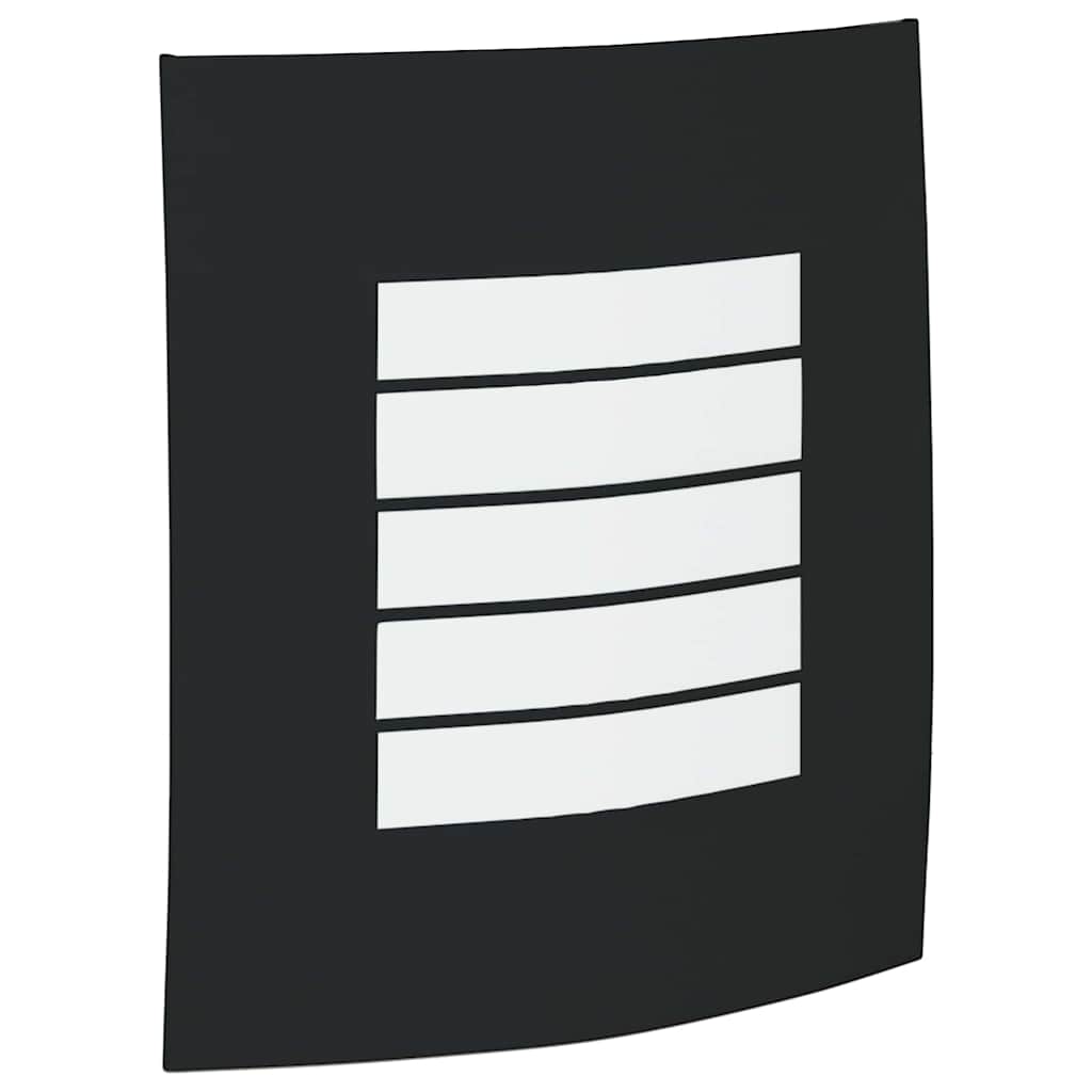 vidaXL Επιτοίχιο φωτιστικό εξωτερικού χώρου Μαύρο 23.5 x 10.5 x 26 εκ