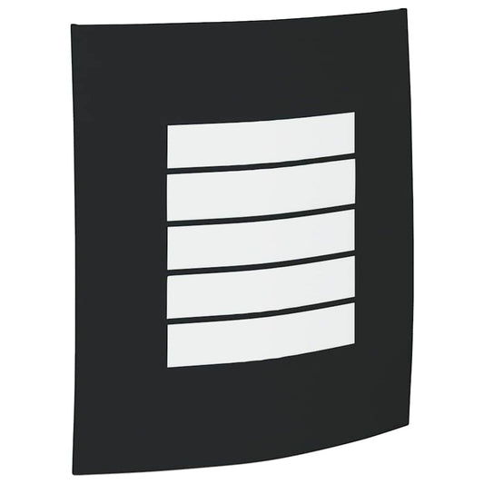 vidaXL Επιτοίχιο φωτιστικό εξωτερικού χώρου Μαύρο 23.5 x 10.5 x 26 εκ