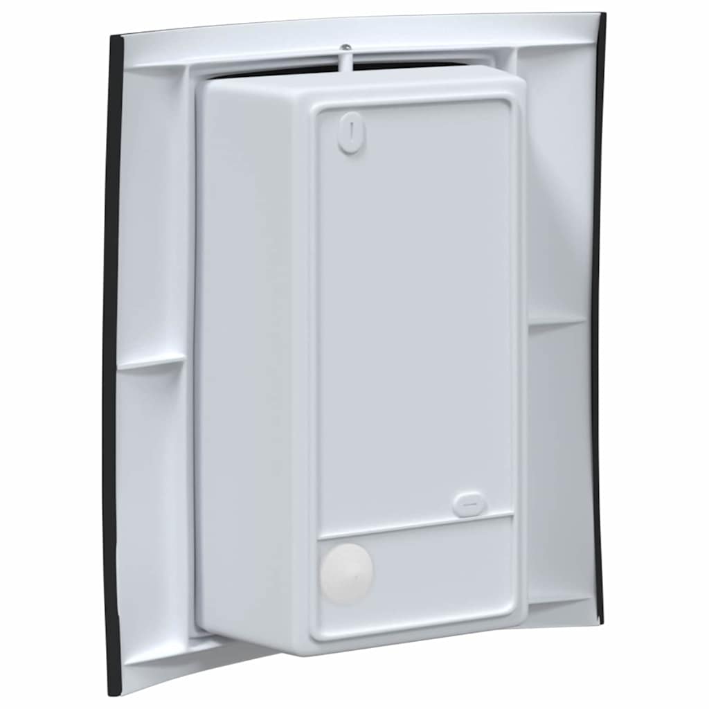 vidaXL Επιτοίχιο φωτιστικό εξωτερικού χώρου Μαύρο 23.5 x 10.5 x 26 εκ