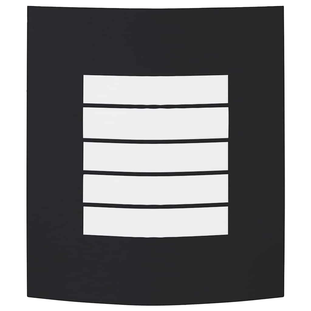 vidaXL Επιτοίχιο φωτιστικό εξωτερικού χώρου Μαύρο 23.5 x 10.5 x 26 εκ