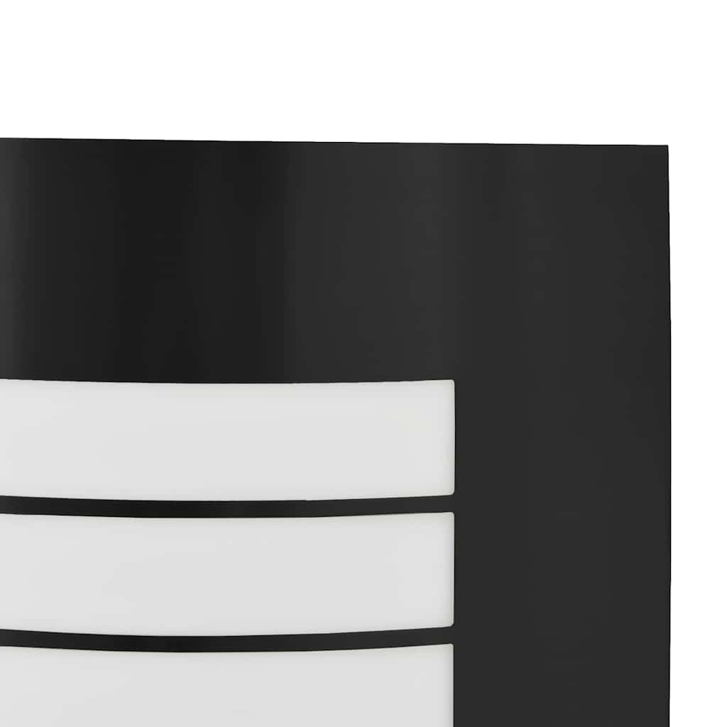 vidaXL Επιτοίχιο φωτιστικό εξωτερικού χώρου Μαύρο 23.5 x 10.5 x 26 εκ