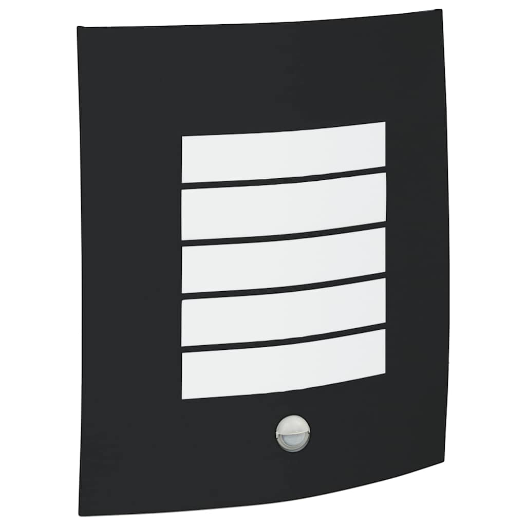 vidaXL Επιτοίχιο φωτιστικό εξωτερικού χώρου Μαύρο 23.5 x 10.5 x 26 εκ