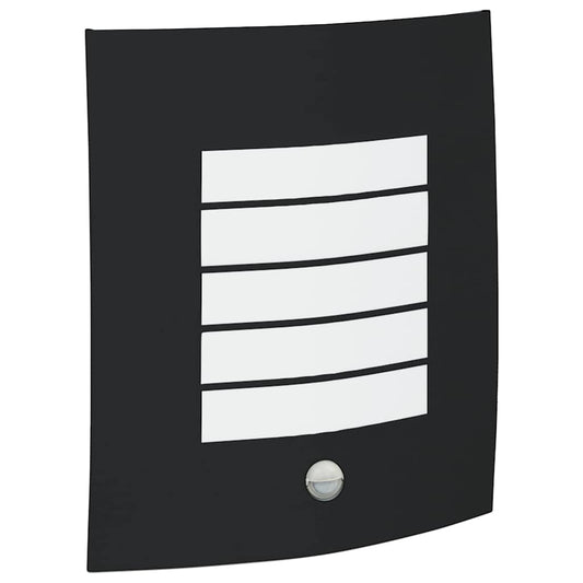 vidaXL Επιτοίχιο φωτιστικό εξωτερικού χώρου Μαύρο 23.5 x 10.5 x 26 εκ