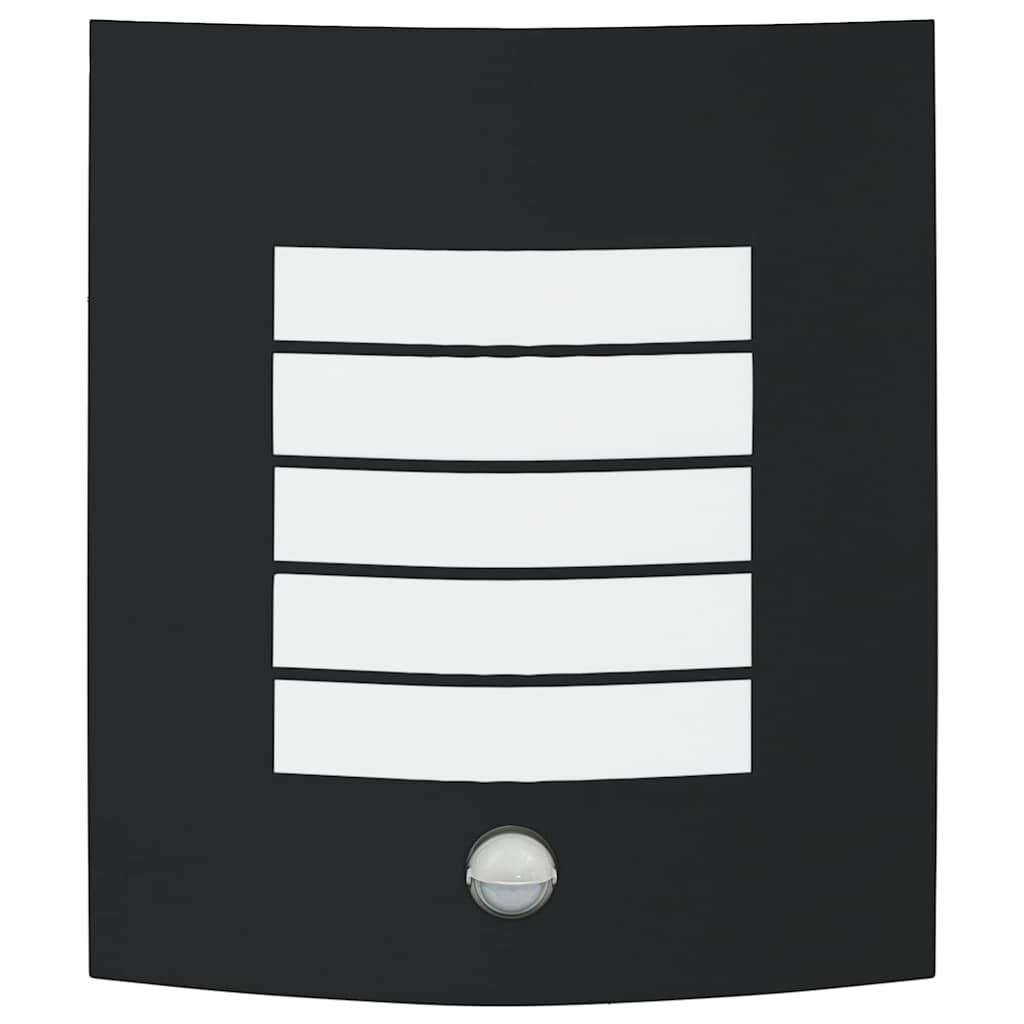 vidaXL Επιτοίχιο φωτιστικό εξωτερικού χώρου Μαύρο 23.5 x 10.5 x 26 εκ