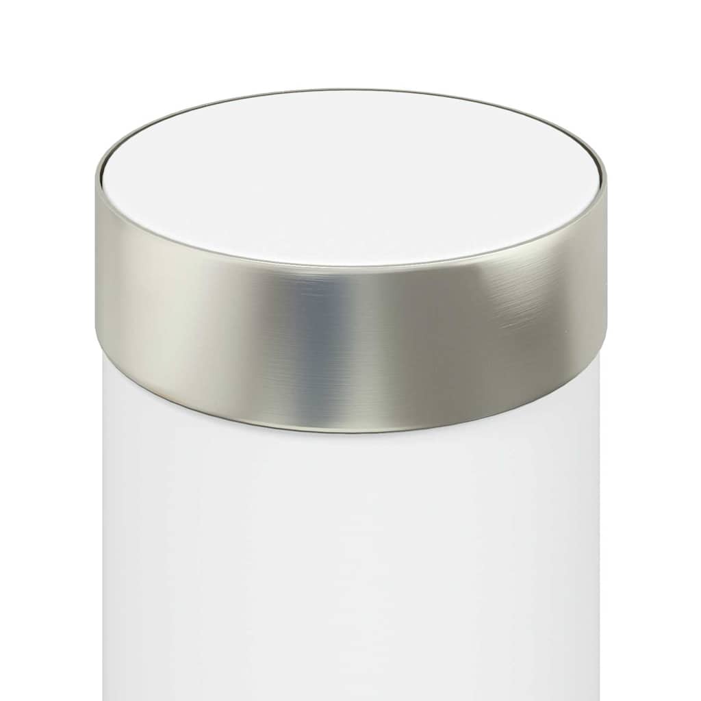 vidaXL Φωτιστικό Κολωνάκι με Αισθητήρα & Πρίζα 80 εκ. από Ανοξείδωτο Ατσάλι IP44