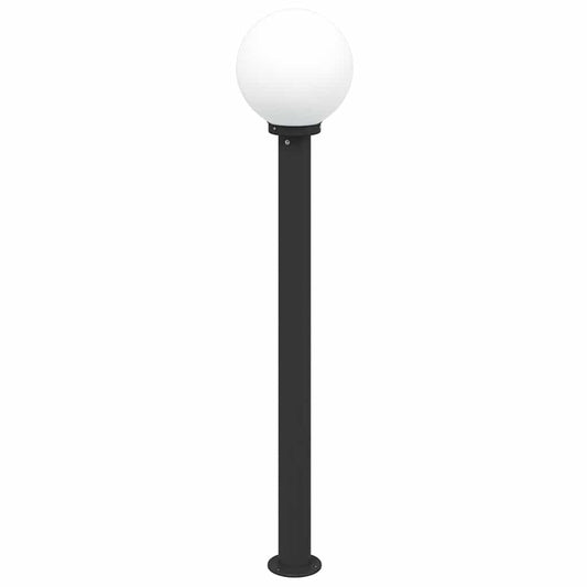 vidaXL Φωτιστικό Κολωνάκι Μαύρο IP44 120 εκ.