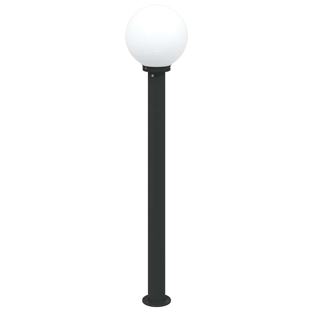 vidaXL Φωτιστικό Κολωνάκι Μαύρο IP44 120 εκ.