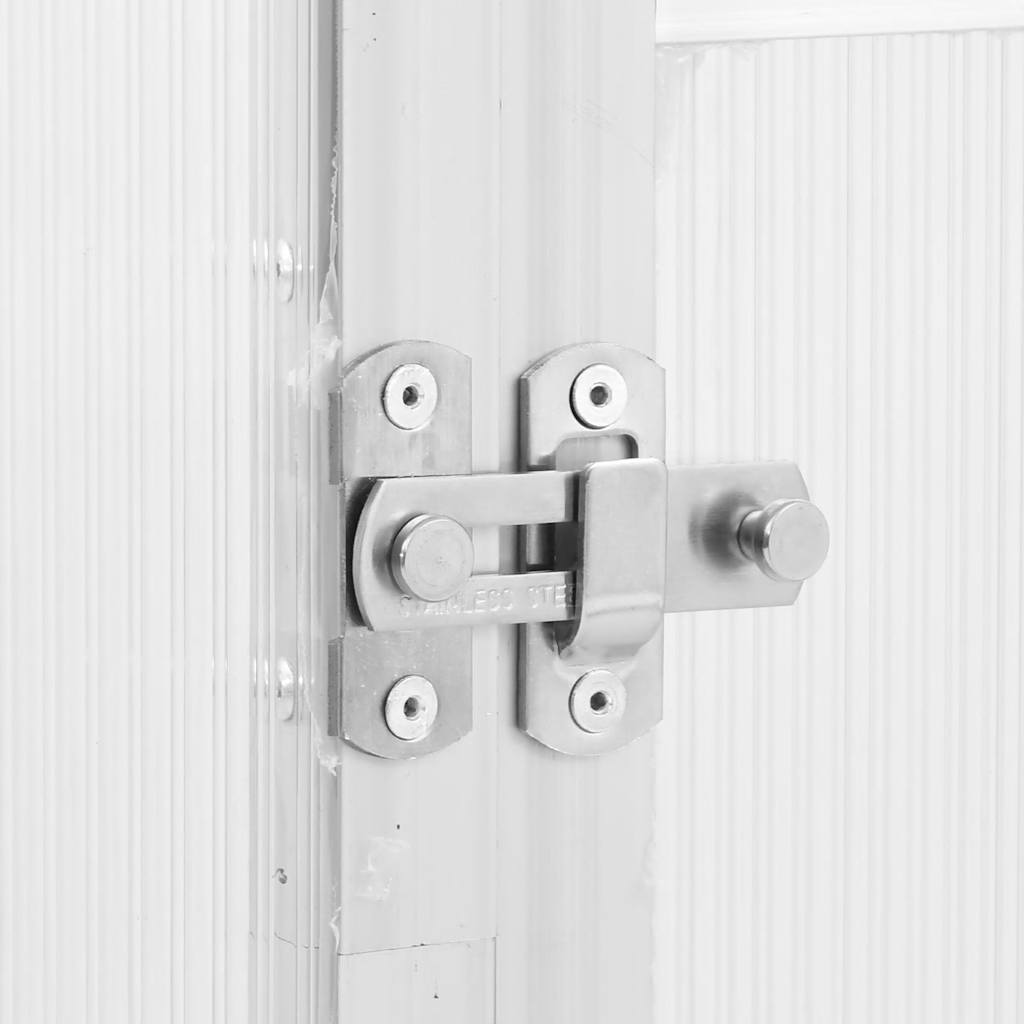 vidaXL Θερμοκήπιο με Πλαίσιο Βάσης Ασημί 224x169x202 εκ. Αλουμινίου