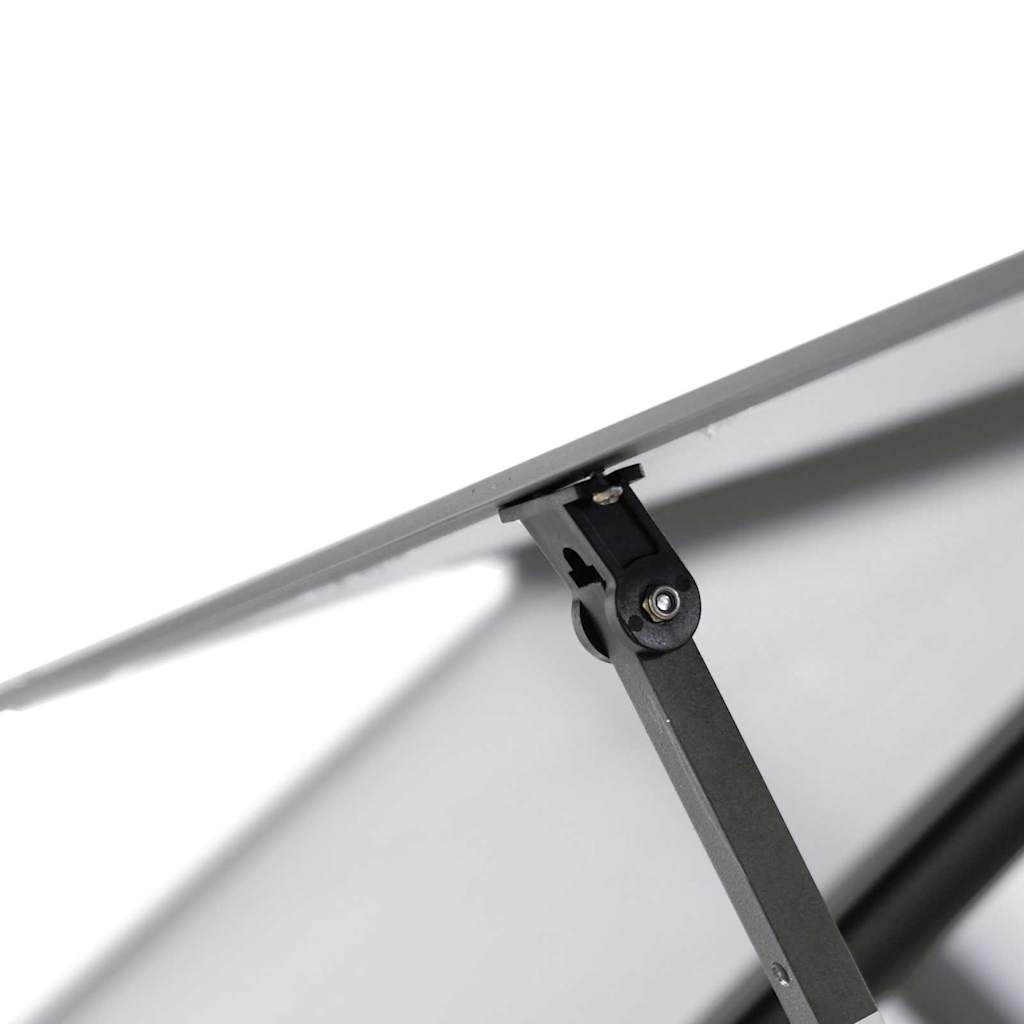 vidaXL Θερμοκήπιο με Πλαίσιο Βάσης Ανθρακί 334x169x202 εκ. Αλουμίνιο