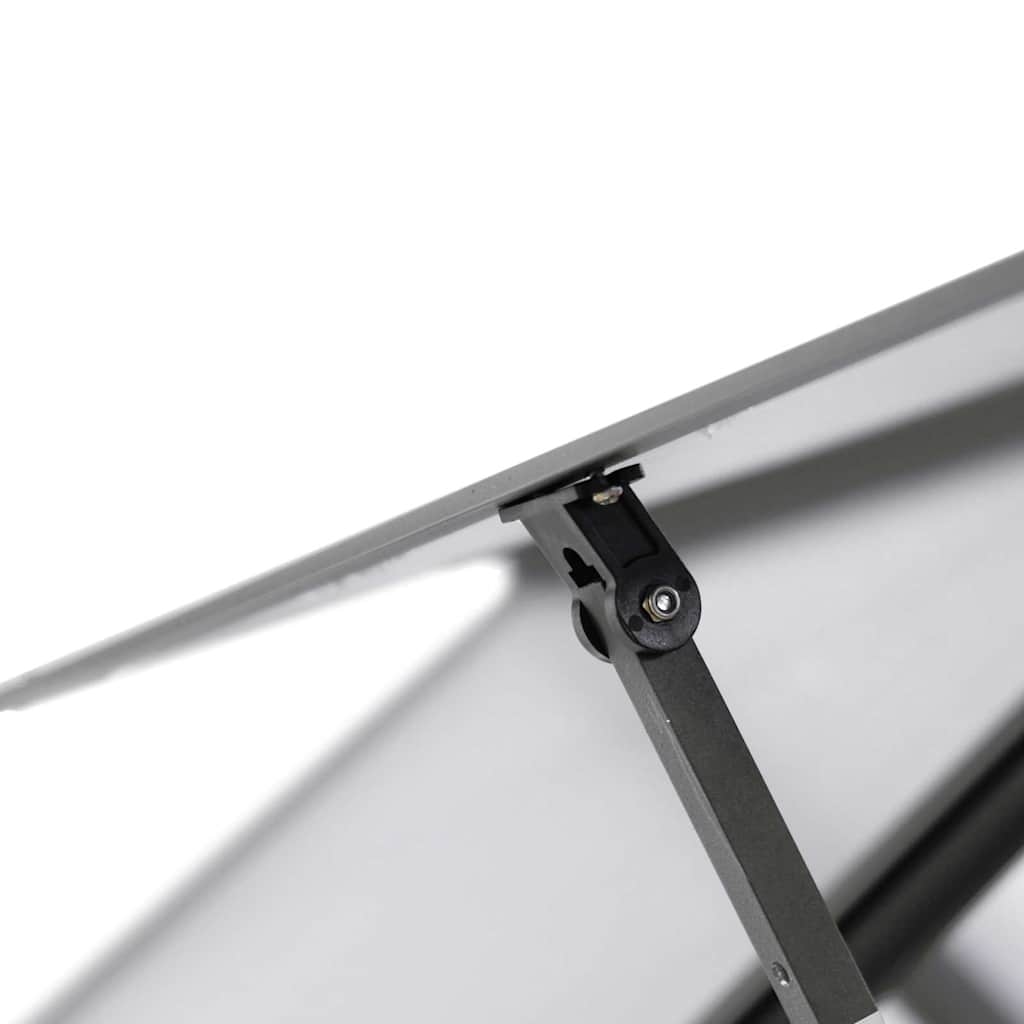 vidaXL Θερμοκήπιο με Πλαίσιο Βάσης Ανθρακί 445x169x195 εκ. Αλουμίνιο