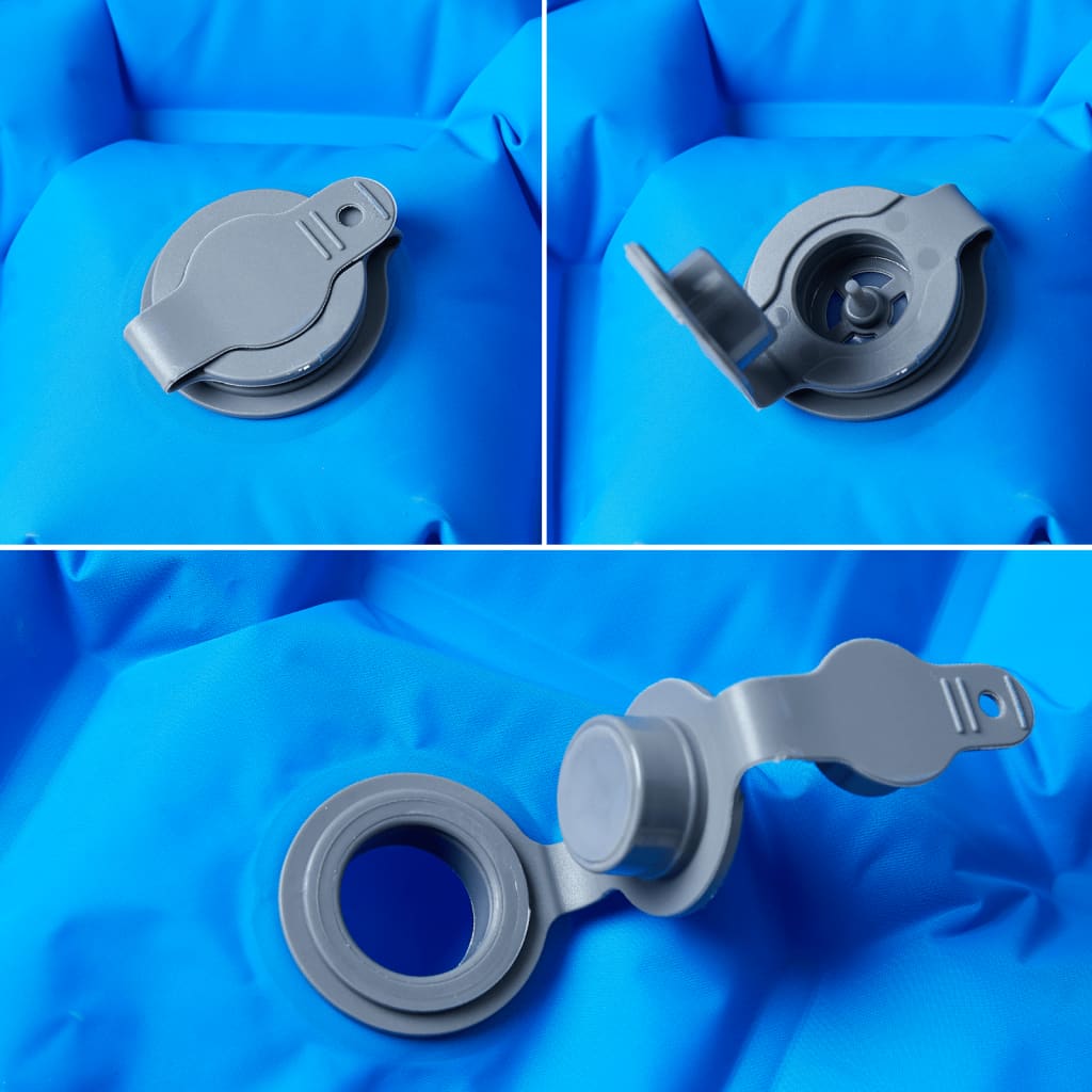 vidaXL Στρώμα Κάμπινγκ Φουσκωτό Μονό Μπλε 190x58x6 εκ.