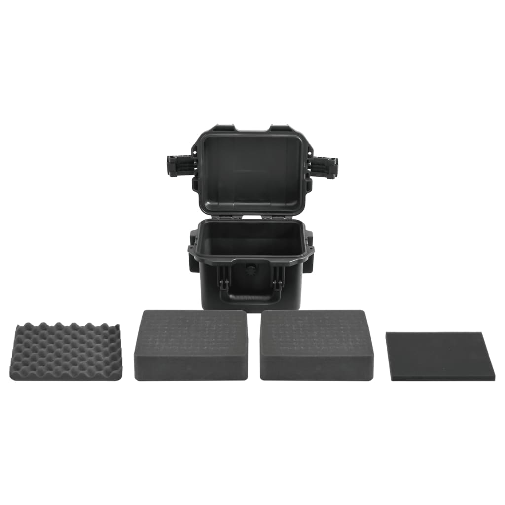 vidaXL Θήκη Πτήσης Φορητή Μαύρη 30x24,5x20 εκ. από Πολυπροπυλένιο