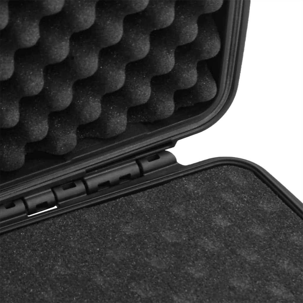 vidaXL Θήκη Πτήσης Φορητή Μαύρη 50,5x37x14,5 εκ. από Πολυπροπυλένιο