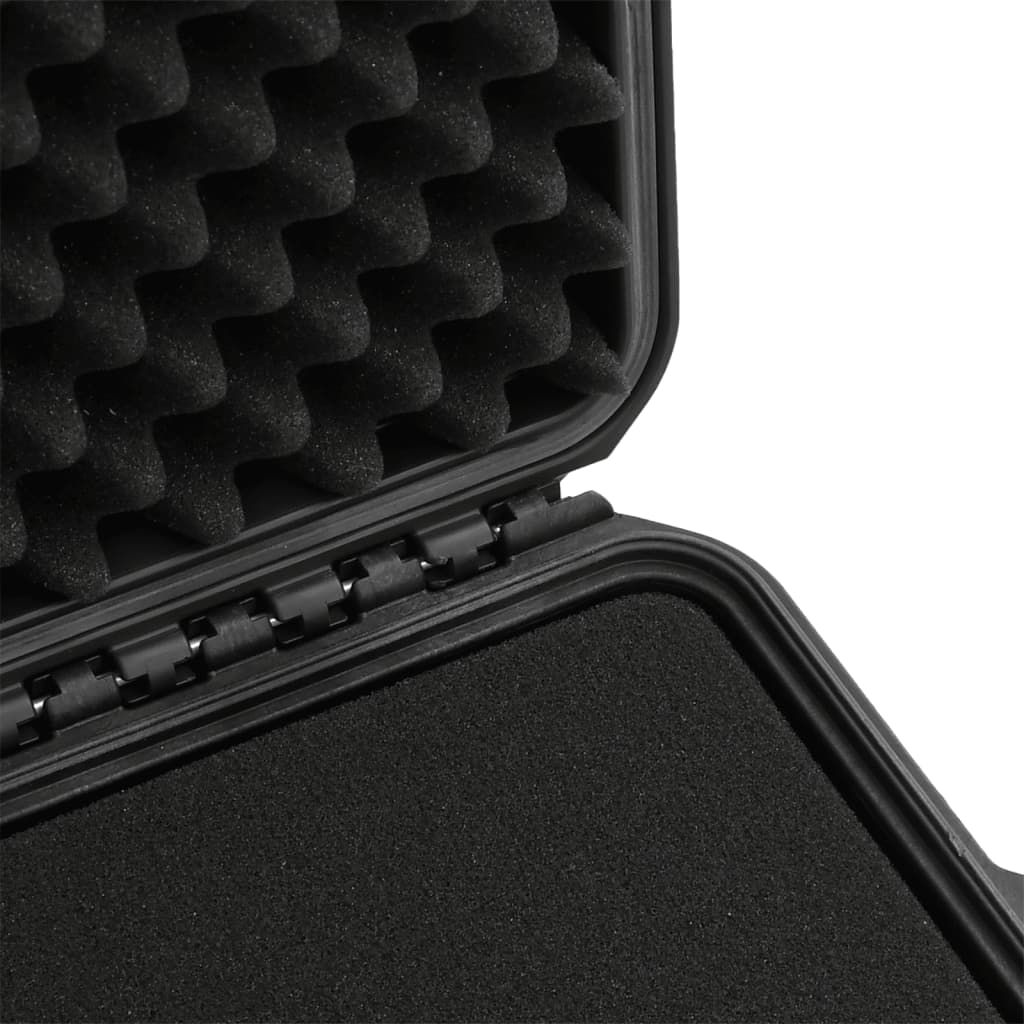 vidaXL Θήκη Πτήσης Φορητή Μαύρη 62,5x49,5x37 εκ. από Πολυπροπυλένιο