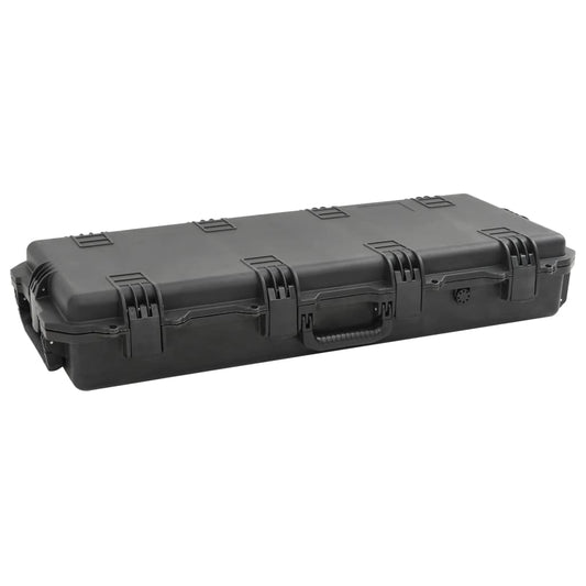 vidaXL Θήκη Πτήσης Φορητή Μαύρη 100,5x42x17 εκ. από Πολυπροπυλένιο