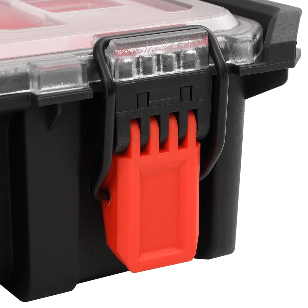 vidaXL Θήκη Πτήσης Φορητή Μαύρη 55,5x34,5x13,5 εκ. από Πολυπροπυλένιο