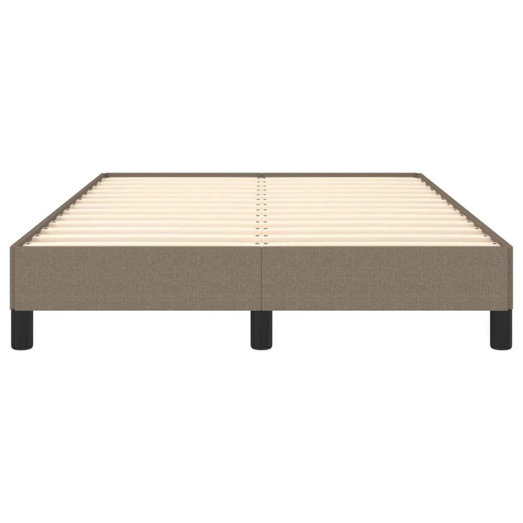 vidaXL Πλαίσιο Κρεβατιού χωρίς στρώμα Taupe 120x190 εκ. Υφασμάτινο