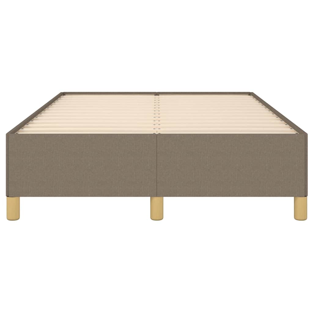 vidaXL Πλαίσιο Κρεβατιού χωρίς στρώμα Taupe 120x190 εκ. Υφασμάτινο