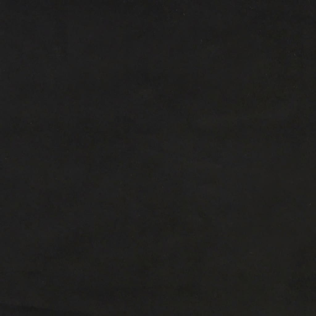 vidaXL Κρεβάτι Boxspring με Στρώμα Μαύρο 120x190 εκ. Βελούδινο