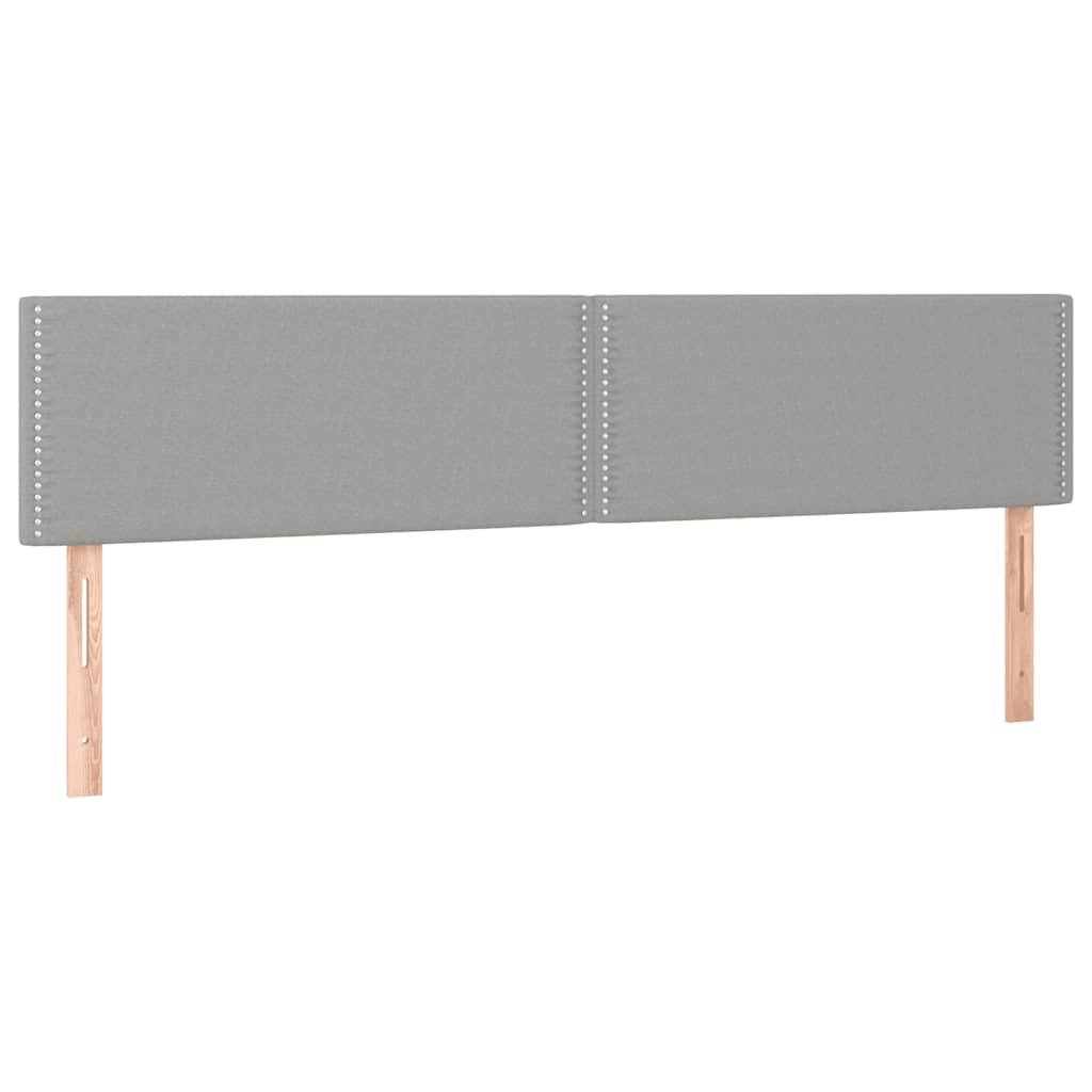vidaXL Κρεβάτι Boxspring με Στρώμα Ανοιχτό Γκρι 120x190 εκ. Υφασμάτινο