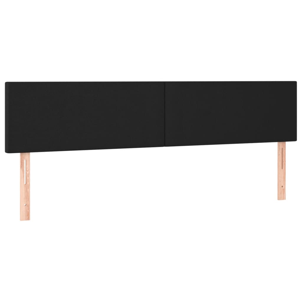 vidaXL Κρεβάτι Boxspring με Στρώμα Μαύρο 120x190εκ.από Συνθετικό Δέρμα