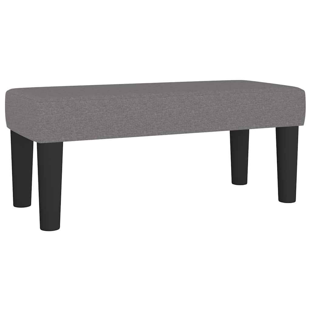 vidaXL Κρεβάτι Boxspring με Στρώμα Σκούρο Καφέ 120x190 εκ Υφασμάτινο
