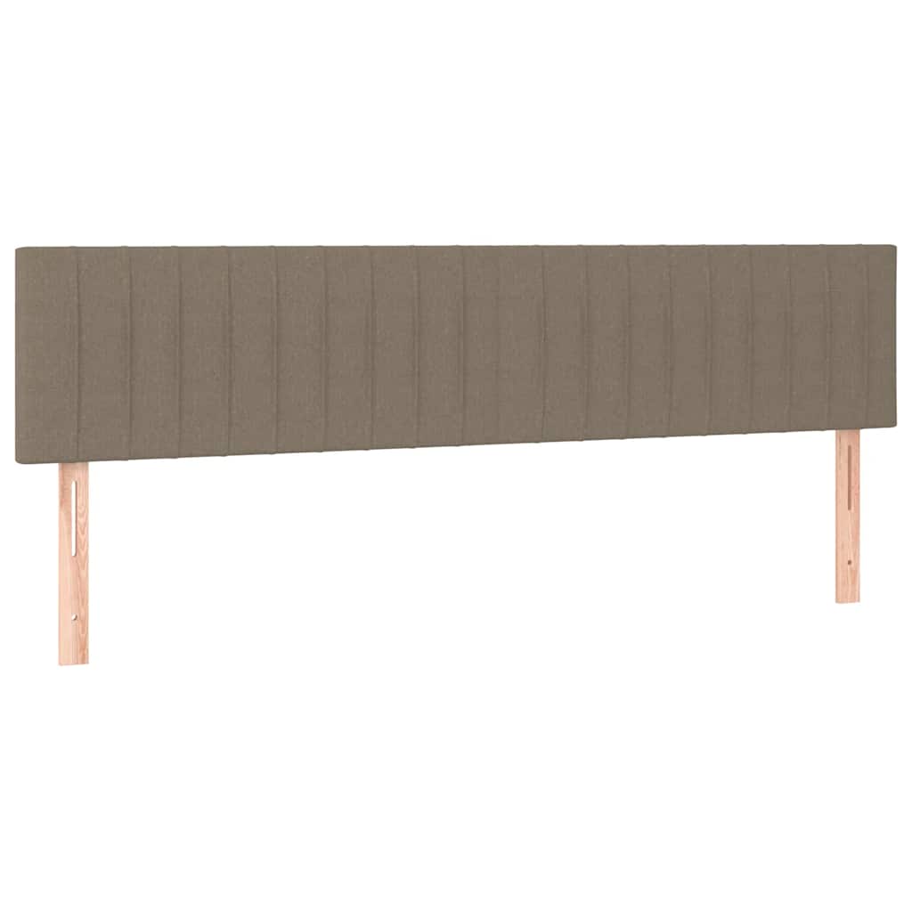 vidaXL Πλαίσιο Κρεβατιού χωρίς στρώμα Taupe 120x190 εκ. Υφασμάτινο