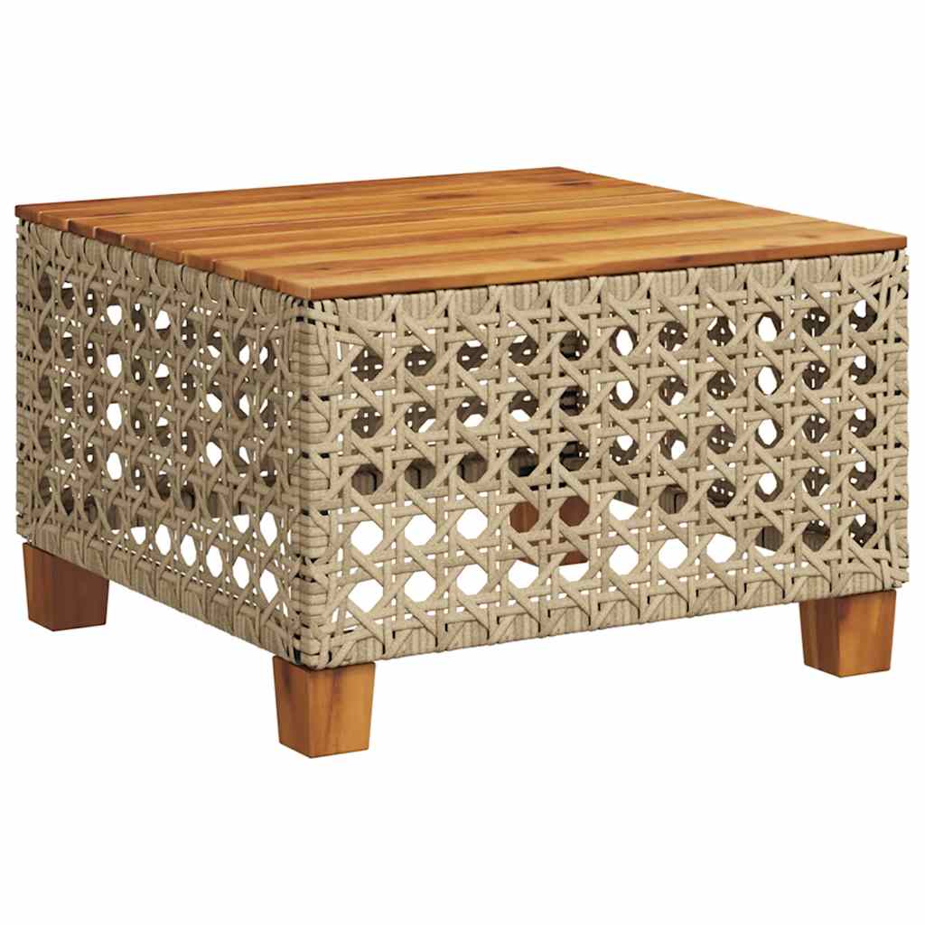 vidaXL Σαλόνι Κήπου Σετ 11 τεμ. Μπεζ Συνθετικό Ρατάν με Μαξιλάρια