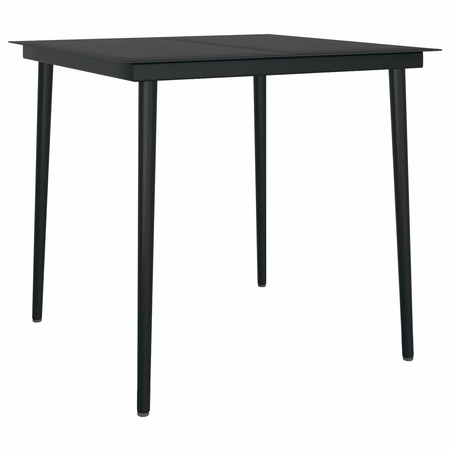 vidaXL Σέτ φαγητού για κήπο με μαξιλάρι 5 pcs Γκρι συνθετικό ρατάν