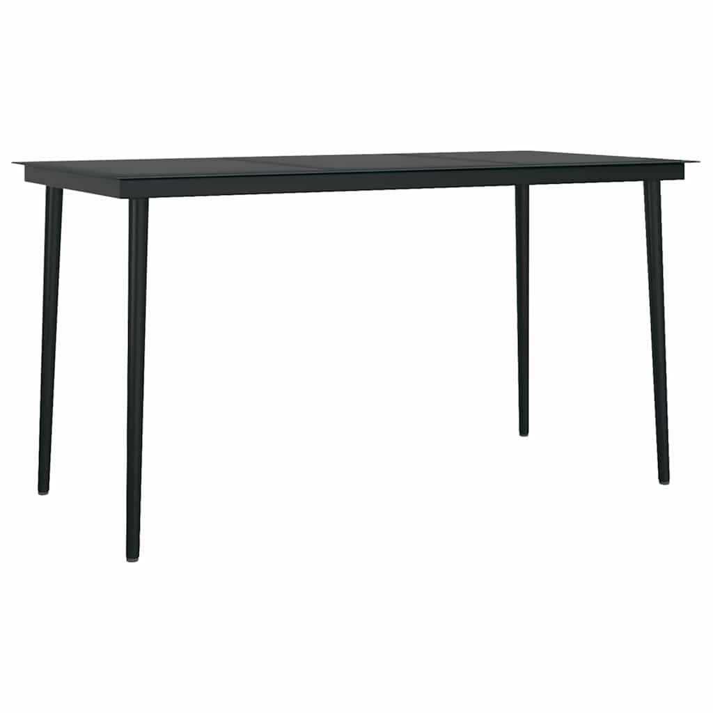 vidaXL Σέτ φαγητού για κήπο με μαξιλάρι 5 pcs Γκρι συνθετικό ρατάν