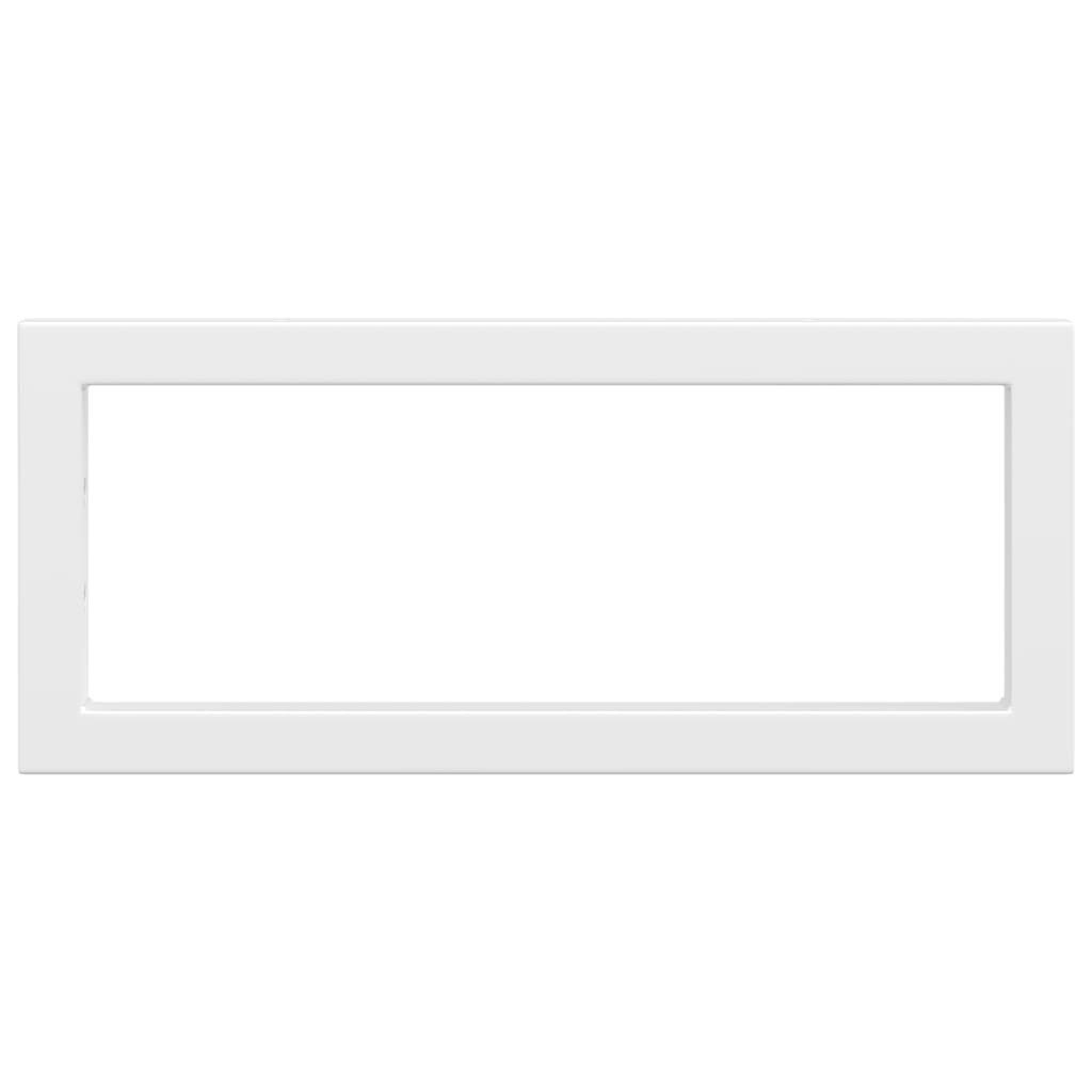 vidaXL Βραχίονες Ραφιών για Νιπτήρα Ορθ. 2 Τεμ. Λευκοί Χάλυβας