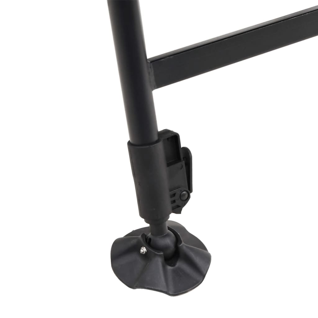 vidaXL Καρέκλα Ψαρέματος με Ρυθμιζ. Πόδια Λάσπης Πτυσσόμενη Πράσινη