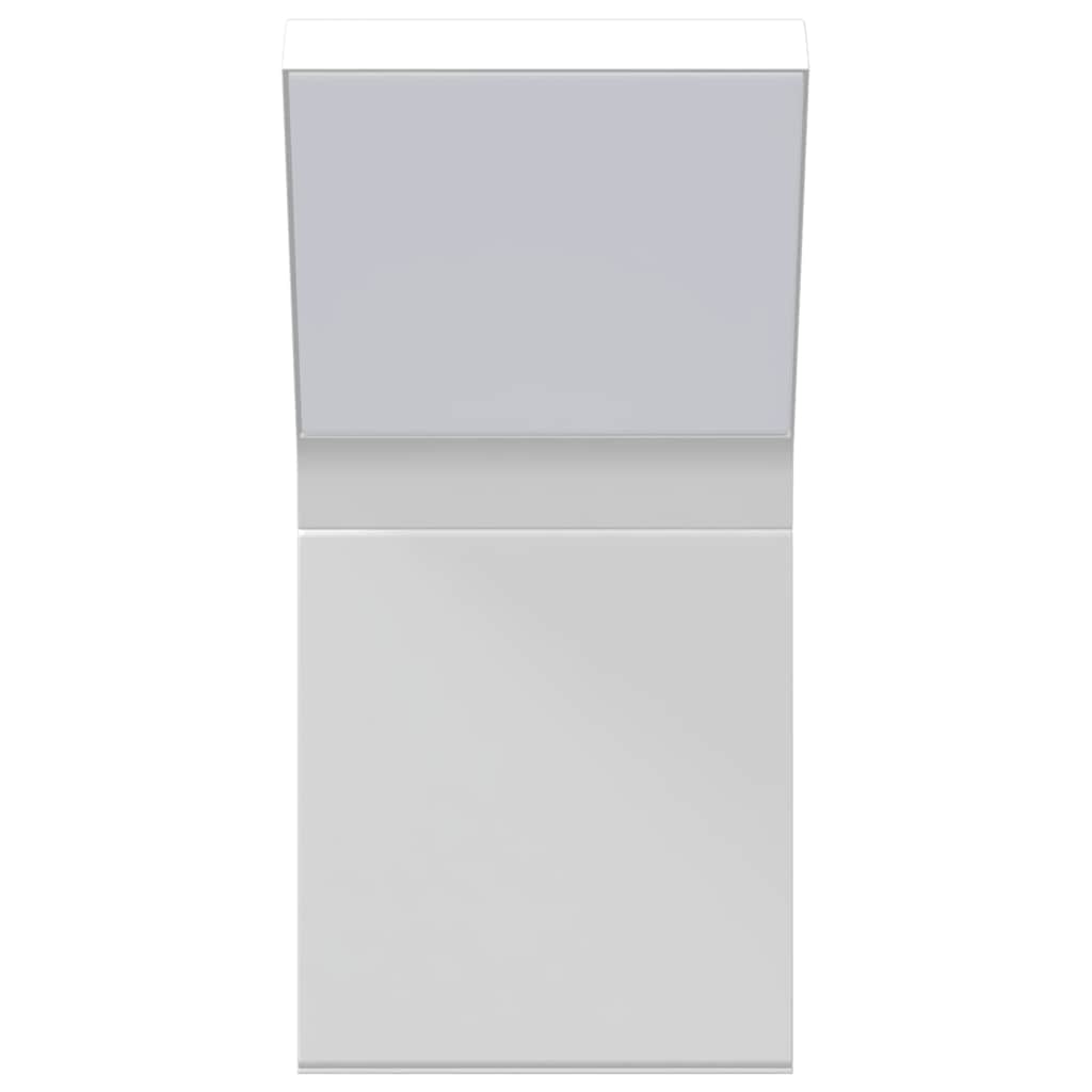 vidaXL Φωτιστικά Εξ. Χώρου LED 2 Τεμ. Λευκό από Χυτό Αλουμίνιο