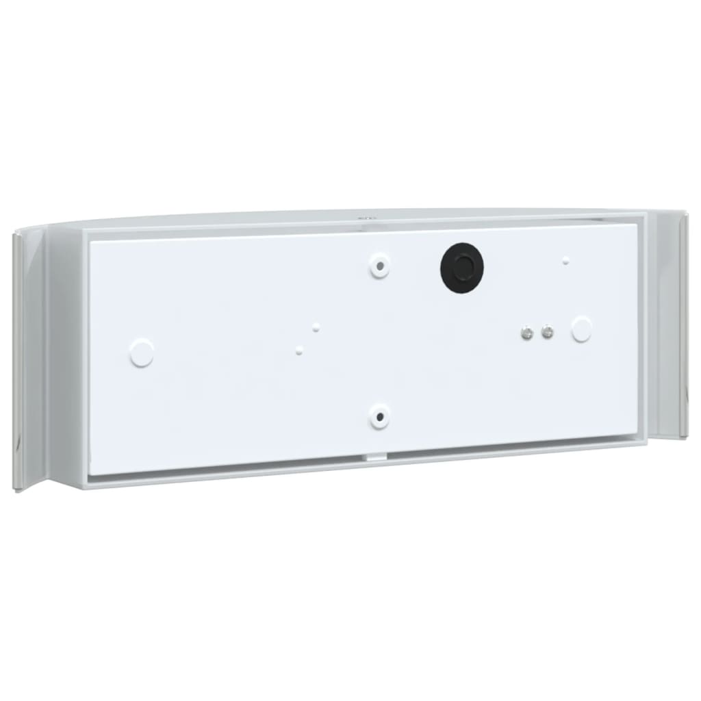 vidaXL Φωτιστικά Τοίχου Εξωτερ. Χώρου 2 τεμ. Ασημί Ανοξείδωτο Ατσάλι