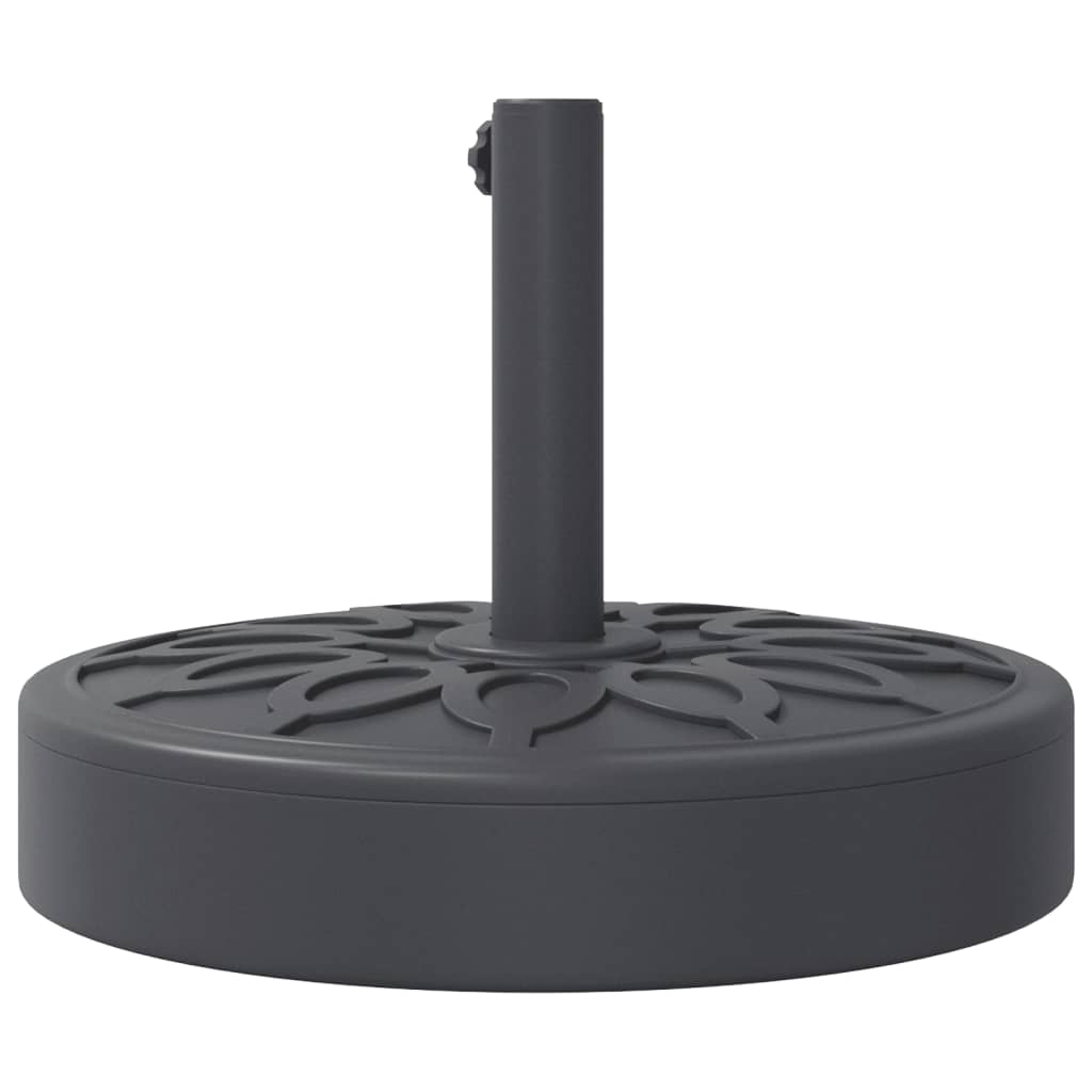 vidaXL Βάση Ομπρέλας Ασημί για Ιστό Ø38/48 χιλ. 25 κ. Γρανίτη