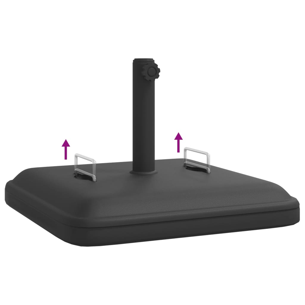 vidaXL Βάση Ομπρέλας με Λαβές για Ιστό Ø38/48 χιλ. 27 κ. Τετράγωνη