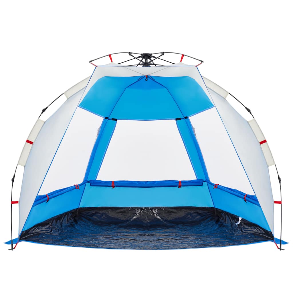 vidaXL Σκηνή Παραλίας 2 Ατόμων Αδιάβροχη Ταχείας Απελ. Γαλάζιο