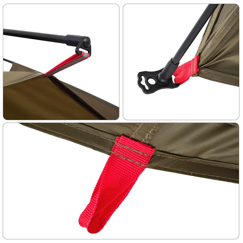 vidaXL Σκηνή Ψαρέματος 4 Ατόμων Ταχείας Απελευθέρωσης Πράσινη Λαδί