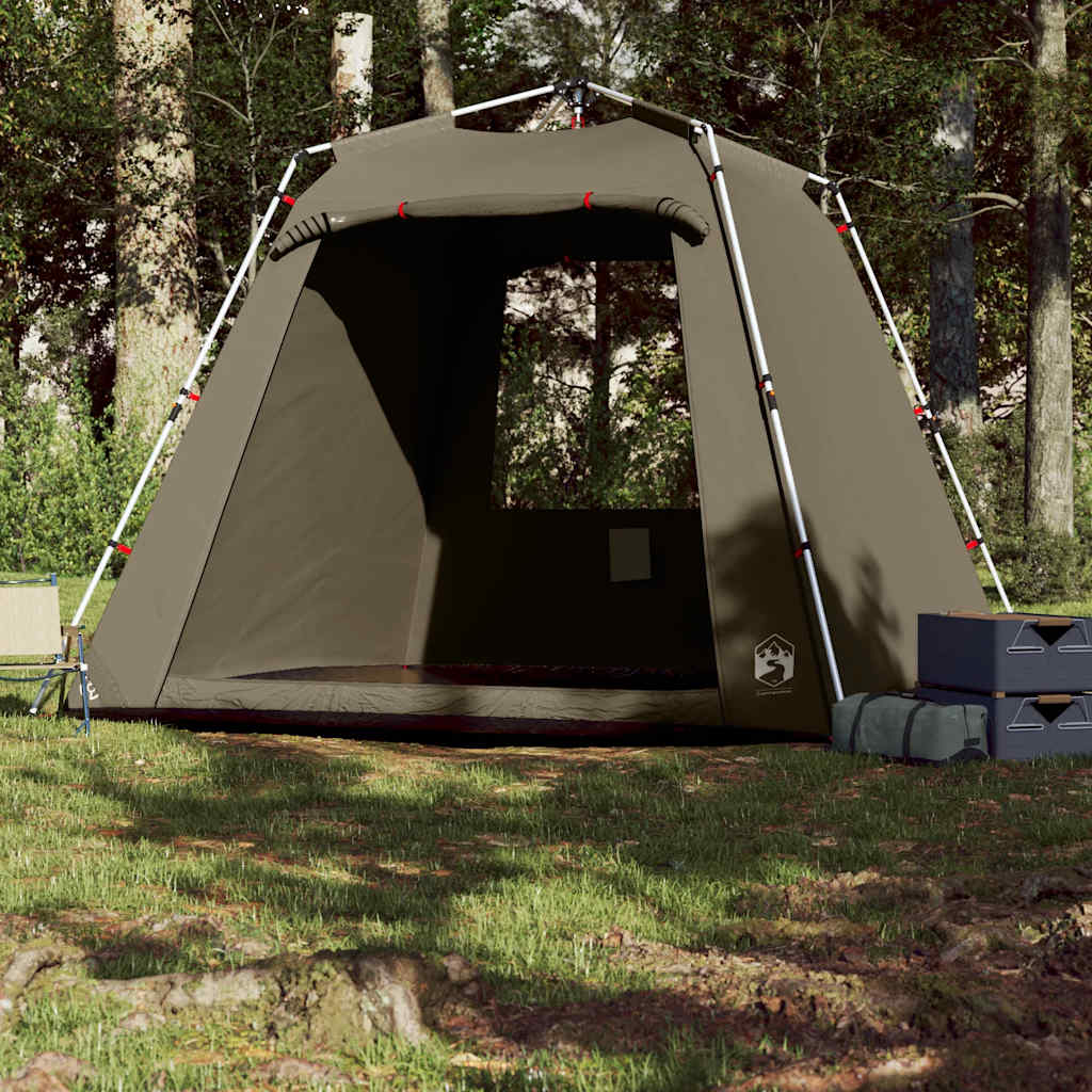 vidaXL Σκηνή Ψαρέματος 4 Ατόμων Ταχείας Απελευθέρωσης Πράσινη Λαδί