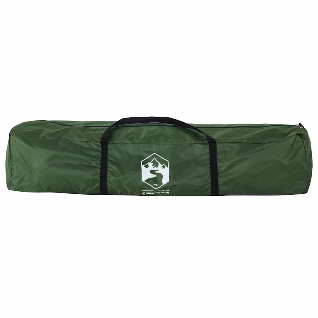 vidaXL Σκηνή Κάμπινγκ με Καμπίνα 4 Ατόμων Ταχείας Απελ. Πράσινη