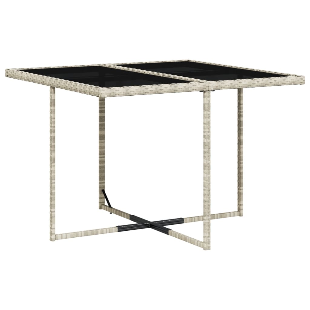 vidaXL Σετ Τραπεζαρίας Κήπου 5 τεμ. Αν. Γκρι Συνθ. Ρατάν με Μαξιλάρια