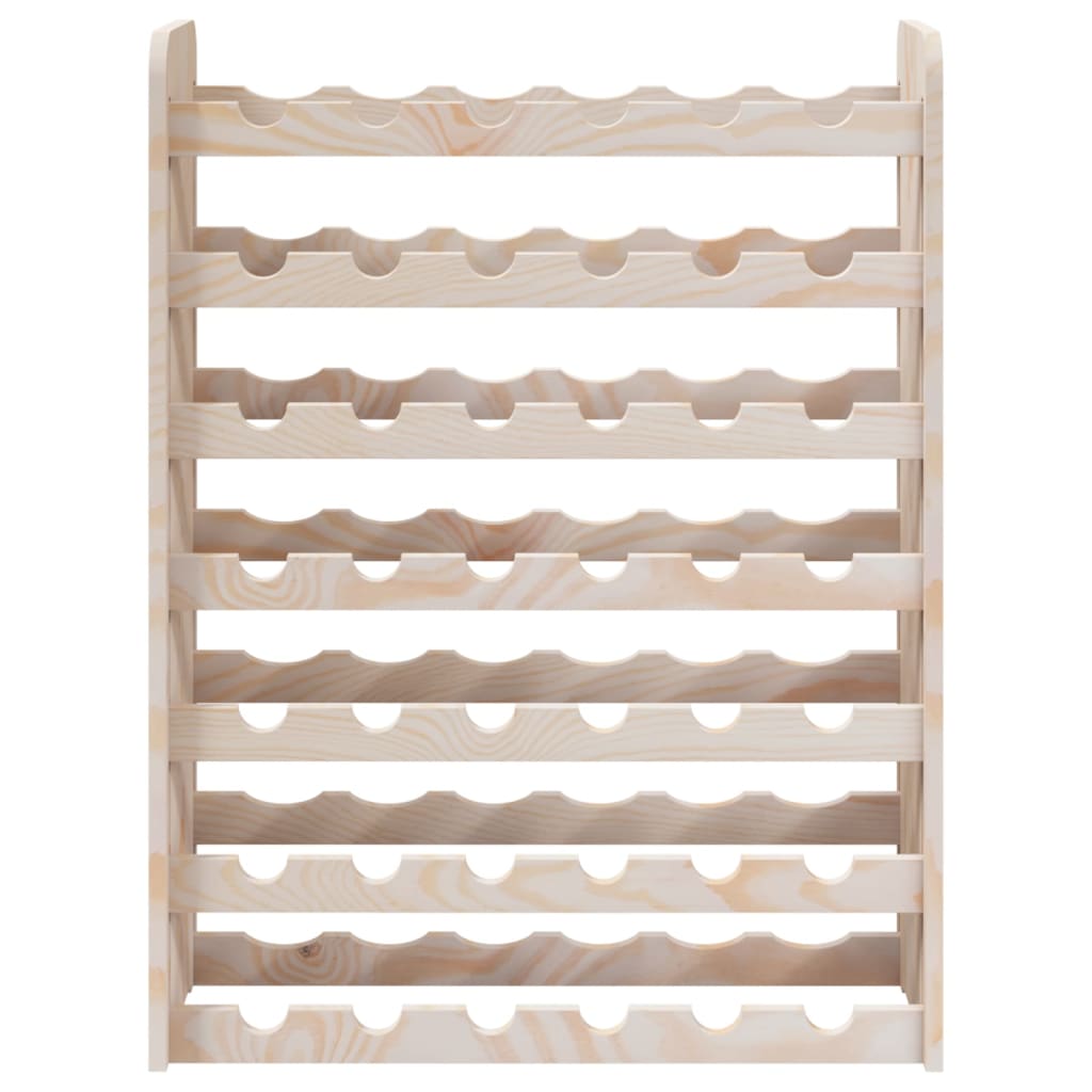 vidaXL Ραφιέρα Κρασιών 67,5x25x87 εκ. από Μασίφ Ξύλο Πεύκου