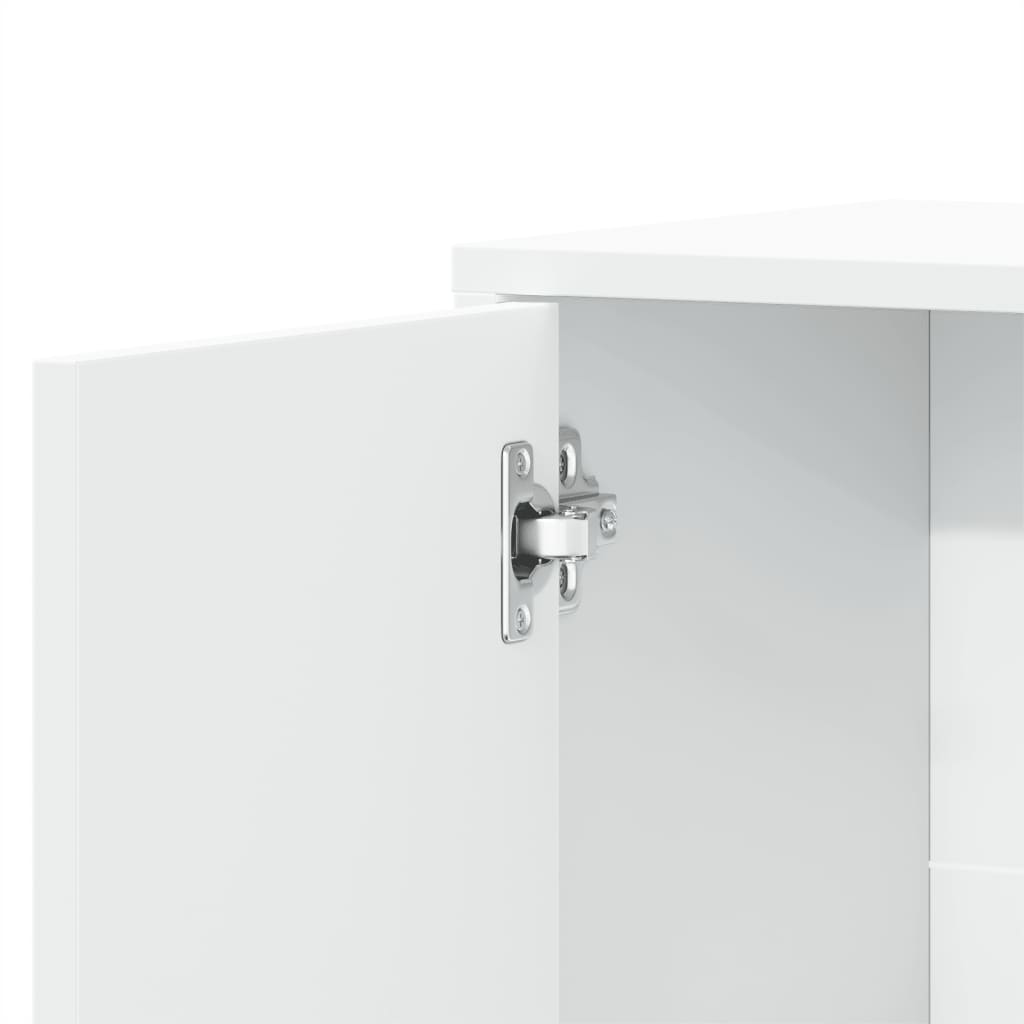 vidaXL Βοηθητικά Ντουλάπια 2 τεμ. Λευκά 60x31x70 εκ. Επεξεργ. Ξύλο